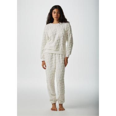 Imagem de Pijama Longo Feminino Em Fleece Estrelas-Feminino