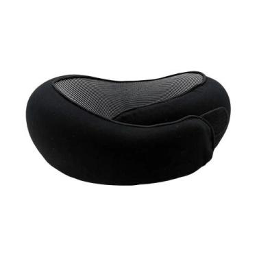 Imagem de Travesseiro De Pescoço Em Forma De U De Espuma De Memória Ajustável E 