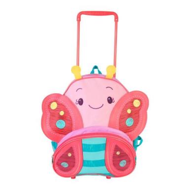 Imagem de Mochila com Rodinhas Infantil - Borboleta - Clio Pets