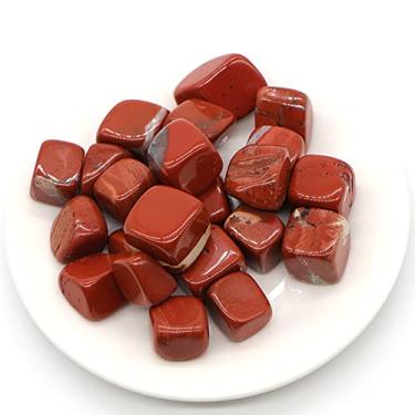 Imagem de Cristais e pedras de quartzo jaspe vermelho natural pedras de espécime a granel decoração de aquário vermelho natural Jaspe quartzo cristais e pedras caídas em massa especim