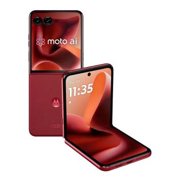 Imagem de Smartphone Motorola Razr 60 Ultra 5g 1tb, 16GB Ram Vermelho