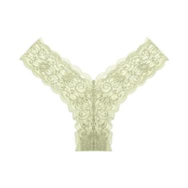 Imagem de Lingerie Sexy Feminina T-Back De Renda Com Baixa Cintura, G-String, Te