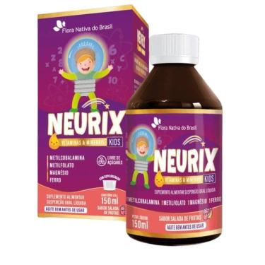 Imagem de Neurix (B12, Ferro,Metilfolato e Magnésio) 150ml Sabor Salada de Frutas FNB-Unissex
