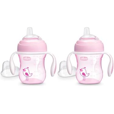 Imagem de Vaso para Beber Chicco Transition 200 mL con Pico de Silicona para 4+ 