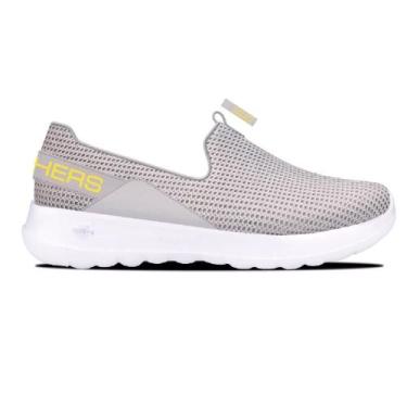 Imagem de Tenis skechers go walk joy feminino, 36, Cinza, Branco