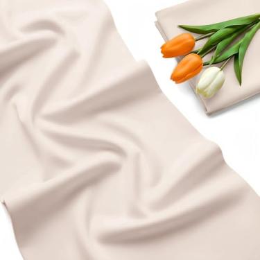 Imagem de Tecido de nylon e elastano de 152 cm da The Yard - 80% nylon, 20% elastano, tecido elástico em 4 direções para traje de banho, atividades esportivas, dança, ioga e costura (3 metros, damasco)