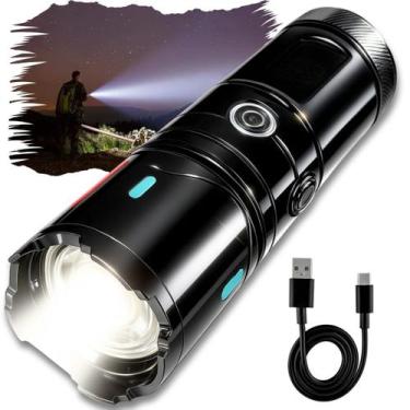 Imagem de Lanterna Led Multifuncional Super Potente Com Longo Alcance Para Trilh