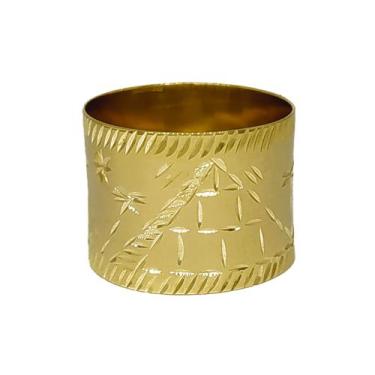 Imagem de Anel Em Ouro 10k 416 Escrava Amarelo 14mm, 19