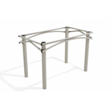 Imagem de Base De Mesa P/ Cozinha Elba M004 S/ Tampo Níquel - Kappesberg