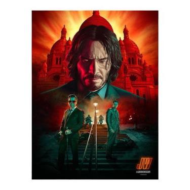 Imagem de Pôster de pintura de parede em tela Johns Wicks, capítulos 4, anime - 
