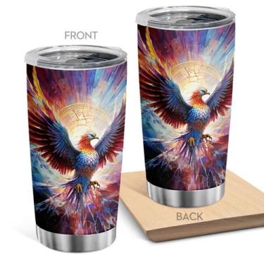 Imagem de Caneca de café Tumbler Oasisdream 600mL com impressão Phonix