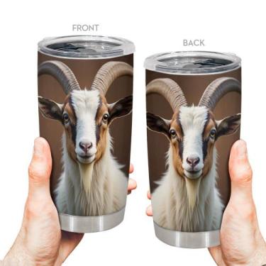 Imagem de Caneca de viagem Oasisdream Tumbler 600ml em aço inoxidável