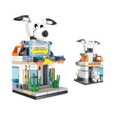 Imagem de Conjunto De Blocos De Construção Empilháveis Com Tema De Cidade Para M