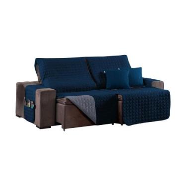 Imagem de Capa Protetor Sofa Retratil Reclinavel 03 Lugares 1,80m 02 Modulos Shi