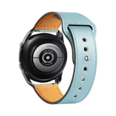 Imagem de Pulseira De Couro Unissex Compatível Com Samsung Galaxy Watch 7/6/5/Pr