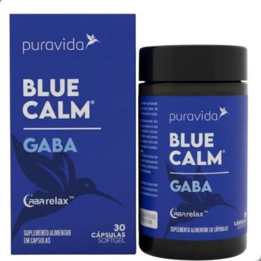 Imagem de Blue Calm Gaba Relax Natural 30 Capsulas Pura Vida, Natural