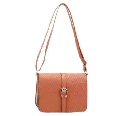 Imagem de Bolsa Feminina Tiracolo Pequena Transversal Austin, Marrom claro