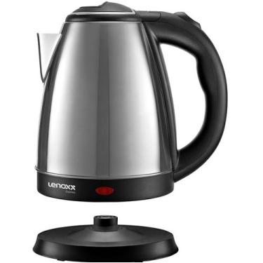 Imagem de Chaleira Elétrica Prateado 2,2l Aço Inoxidável 1500w Lenoxx