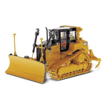 Imagem de Miniatura Trator De Esteira Cat D6T 1/50 Detalhado, Amarelo