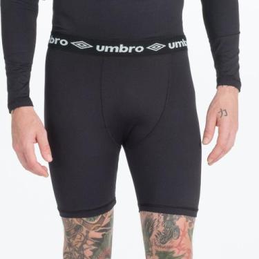 Imagem de Bermuda Térmica Umbro Light Masculina, Preto, G