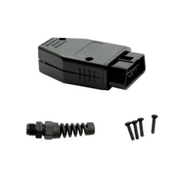 Imagem de Conector Obd2 Macho Tomada J1962 Montável c Capa -Kit 5 unid - AVRGT
