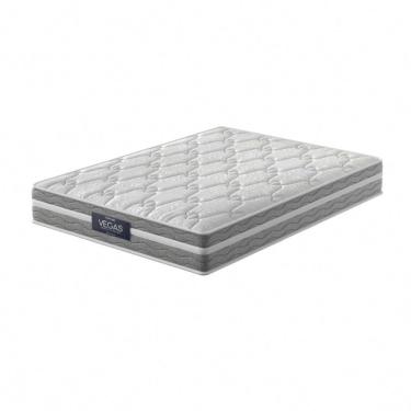 Imagem de Colchão Casal Molas Ensacadas Vegas Comfort 138x188x20cm D20 D28 Pillow Euro Prodormir