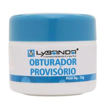 Imagem de Massa Obturador Provisório Lysanda 25 G Restauração Curativo Podologia