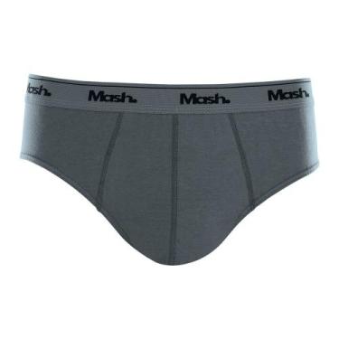 Imagem de Cueca Slip Mash 073.58 Masculina Basica Algodão T. P/GG, M, Cz02, Chum