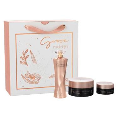 Imagem de Kit Grace Midnight Perfume + Hidratante + Sérum Dia das Mães Hinode
