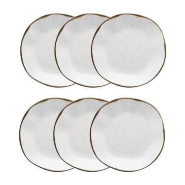Imagem de Conjunto 6 Pratos Fundo 22,5 cm Ryo Maresia Porcelana Oxford