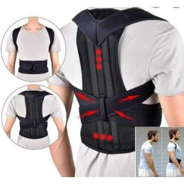 Imagem de Cinta Postural Corrige Postura Costas Coluna Lombar Colete - bigeterdy