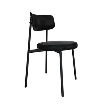 Imagem de Cadeira Kyta Fixa com 4 Pés 50 X 44,7 X 83,8 Cm com 1 Unidade - Metali