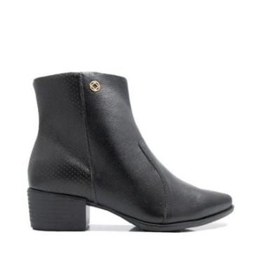 Imagem de Bota Via Comfort Preta Cano Curto-Feminino