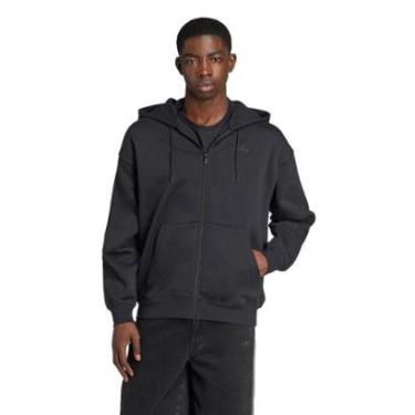 Imagem de Moletom Com Capuz Adidas Adicolor Oversized Com Zíper Total Adidas Masculina-Masculino