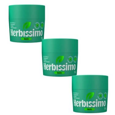 Imagem de Kit 3 Desodorante Creme Neutro Herbíssimo 55G - Dana
