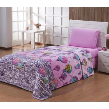 Imagem de Manta Infantil Estampada Personagens Solteiro Super Macio 1,5m X 2,1m 