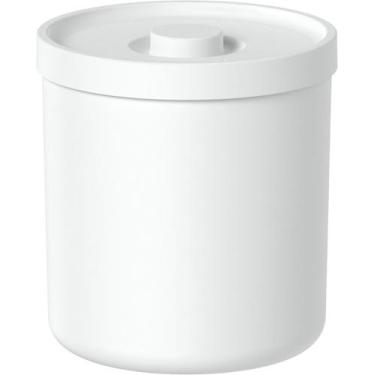 Imagem de Lixeira Banheiro cozinha 6 litros tampa Bold branca LX1000PTF - Ou