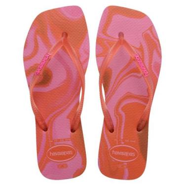 Imagem de Chinelo de Dedo Feminino Quadrado Square Jelly Havaianas, Blossom, 41/