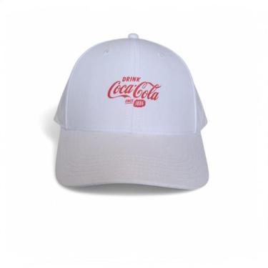 Imagem de Boné Coca-Cola Drink Masculino Adulto Ref 39175, UNICO, Branco