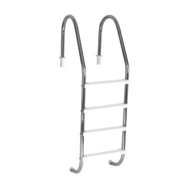 Imagem de Escada para Piscina 4 Degraus em Aço Inox com Degraus em ABS SODRAMAR 022791