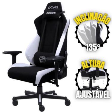 Imagem de Cadeira Gamer Escritório Rosa Pink Mad Racer V8 Turbo Pcyes Com Rodas 