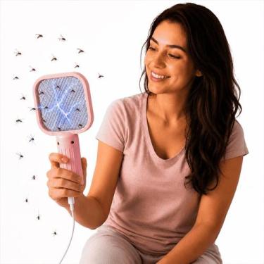 Imagem de Mini Raquete Elétrica Mata Mosquito USB Conforto Portátil - Topkingen2