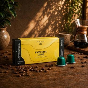 Imagem de Cápsula de café especial  100% arábica  cx 10 un - Fazenda Cegê