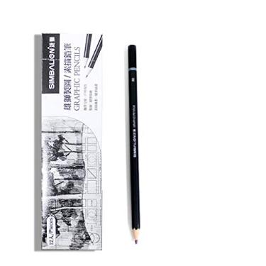 Imagem de Lápis de esboço, pintura, desenho, materiais de arte, lápis 5B, 12 pacotes