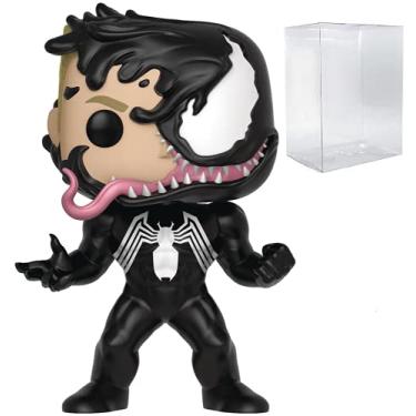Imagem de Pop Marvel: Venom – Boneco de vinil Venomized Eddie Brock Funko Pop! (pacote com capa protetora de caixa pop compatível), multicolorido, 9,5 cm