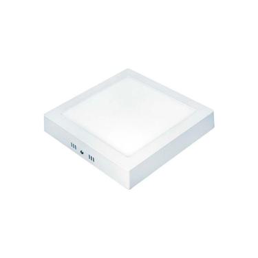 Imagem de Painel de Led Taschibra Quadrado Lux de Sobrepor 12W 4000K Bivolt