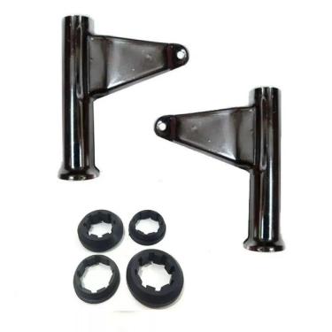 Imagem de Kit Suporte Farol Orelha E Borracha Cg Today 125 99 Preto