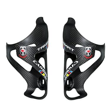 Imagem de TANUP Bike Water Bottle Holder Bike Cup Holder - Carbon Water Bottle Cage Lightweight Full Carbon Fiber Bicycle Water Bottle Holder for Road Bike Mountain Bike - 2 Pack Bike Water Bottle Cages