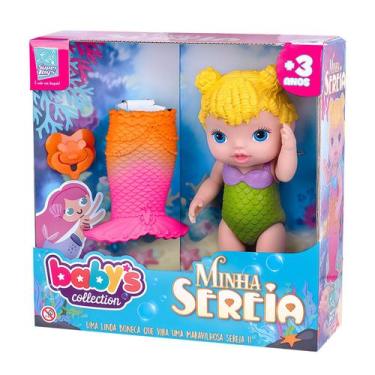 Imagem de Boneca Baby's Collection Minha Sereia - Super Toys - Supertoys