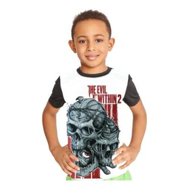 Imagem de Camiseta Infantil Jogo The Evil Within 2 Ref:875 - Smoke